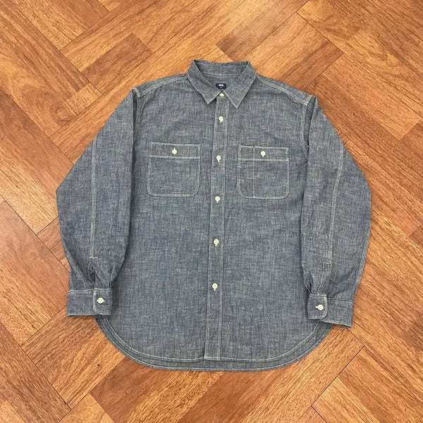 [BUNJANG] Uniqlo Chambray Shirt M Size / 유니클로 샴브레이 셔츠