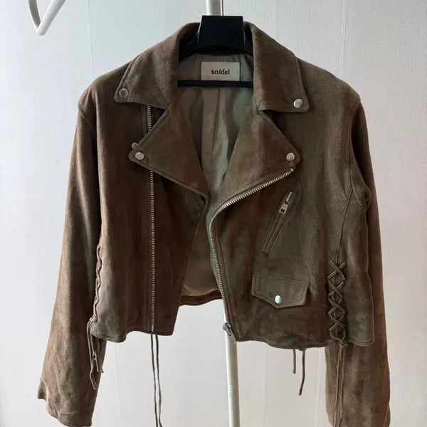 [BUNJANG] Snidel Suede Rider Jacket / snidel 스나이델 스웨이드 라이더자켓