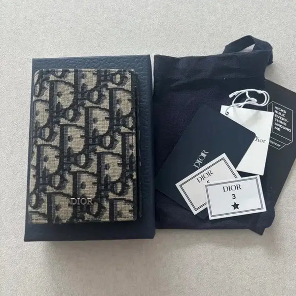 [BUNJANG] Dior Oblique Organizer Card Holder Full Box / 디올 오블리크 오거나이저 카드지갑 풀박스