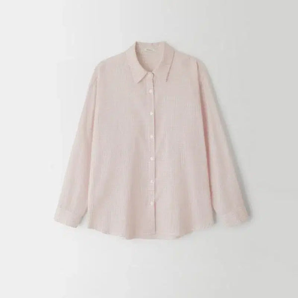 [BUNJANG] Ondemin Blush Check Shirt Pink / 온드민 blush check shirt pink 체크 셔츠 핑크