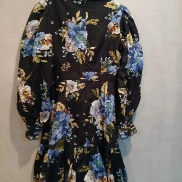 [BUNJANG] Erdem Floral Pattern Midi Dress / 에르뎀 원피스