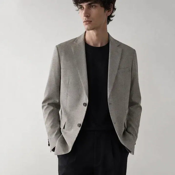 [BUNJANG] ZARA Men's Check Blazer Jacket L / 자라 남성 체크 정장 수트 마이 블레이저 자켓 L