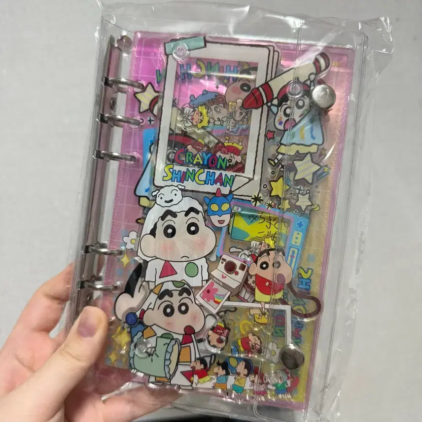 [BUNJANG] Crayon Shin-chan Acrylic Binder Diary / [에눌x 새상품] 짱구 아크릴 다이어리 현금생활 현생 아크릴바인더 데빌구