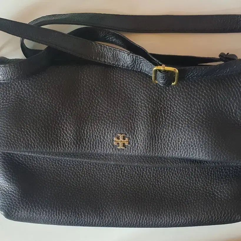 [BUNJANG] Tory Burch Black Leather Crossbody Bag / 토리버치 블랙 가죽 크로스백