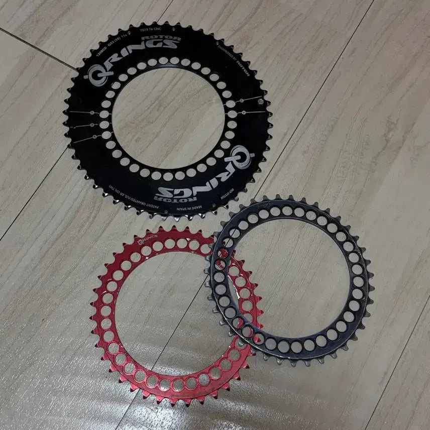 [BUNJANG] Rotor Q-Ring Chainring 53T/39T BCD 130 / 로터 큐링 체인링