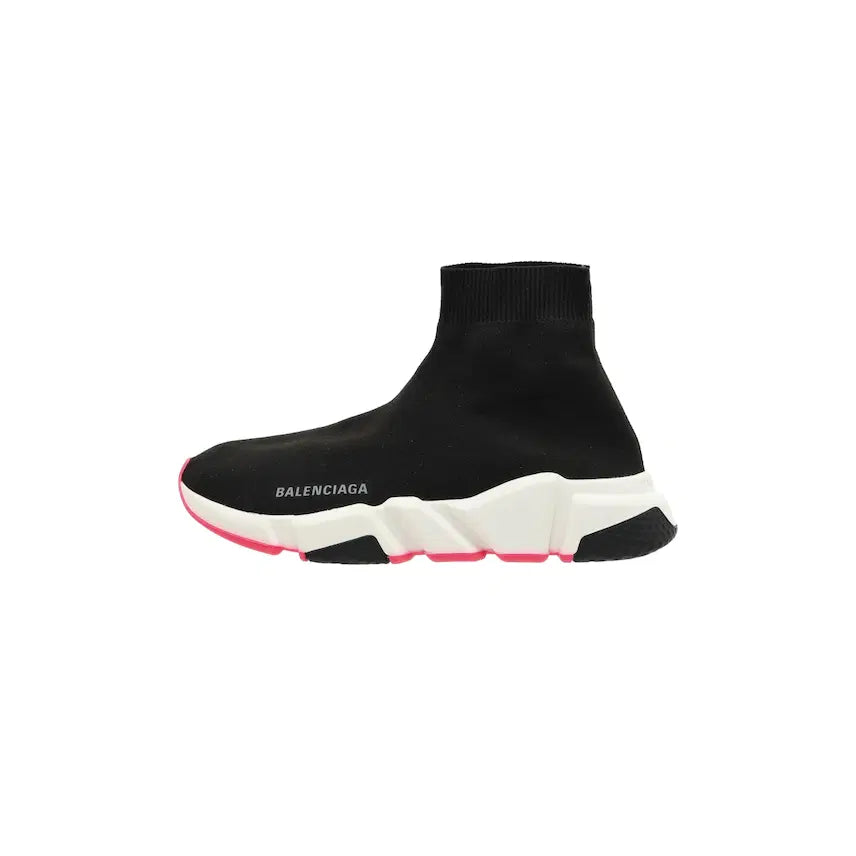 [BUNJANG] Balenciaga Speed Trainer Black White Pink / (W) 발렌시아가 스피드 트레이너 블랙 화이트 핑크