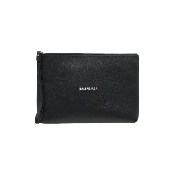 [BUNJANG] Balenciaga Cash Clutch Black Grained Calfskin Leather / 발렌시아가 캐쉬 클러치