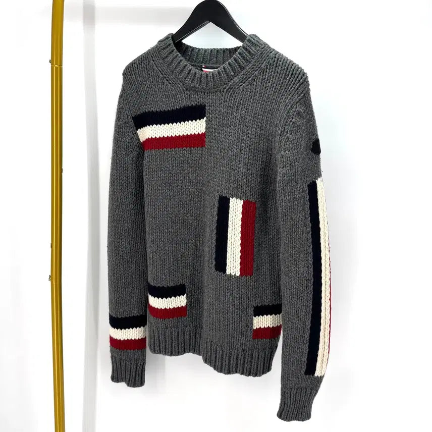 [BUNJANG] Moncler Black Badge Long Sleeve Knit XL / [XL사이즈] 몽클레어 블랙와펜 긴팔 니트