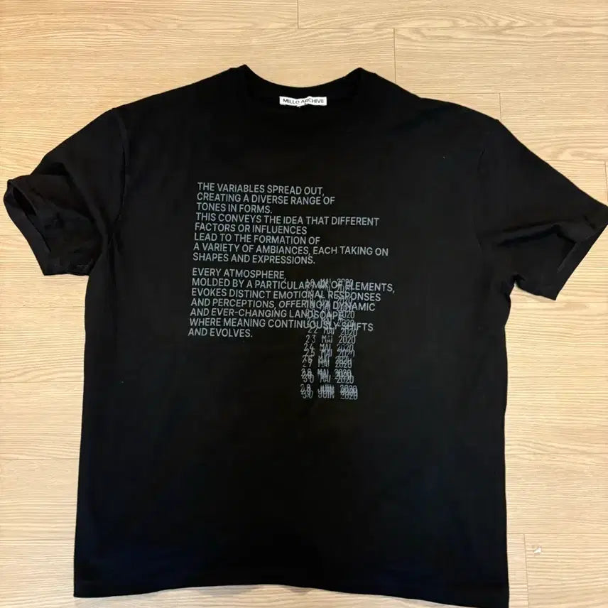 [BUNJANG] Milo Archive T-Shirt Large / 밀로아카이브 반팔 L