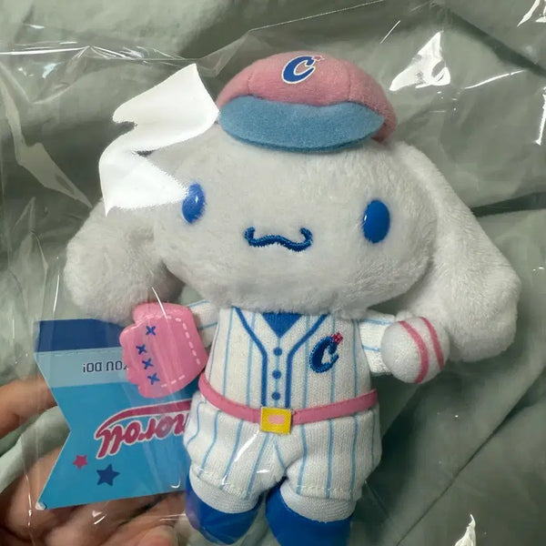 [BUNJANG] Sanrio Cinnamoroll Baseball Plush Keychain / 시나모롤 야구 인형 키링