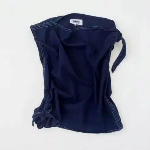[BUNJANG] MM6 Maison Margiela Sleeveless Tie-Detail Top / MM6 메종 마르지엘라 슬리브리스