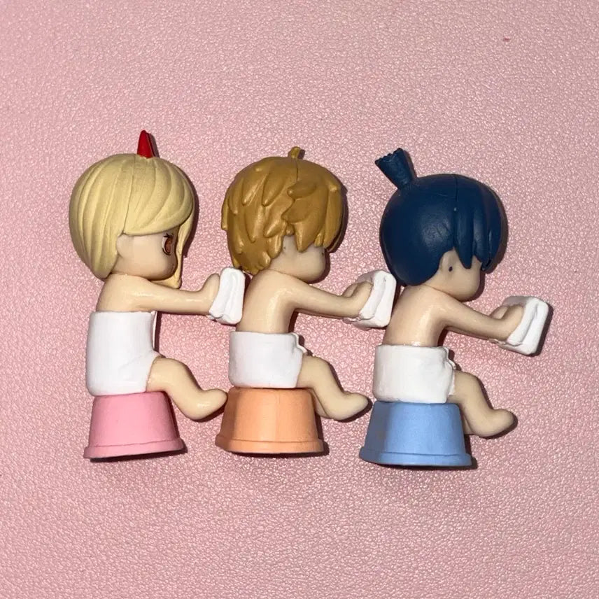 [BUNJANG] Chainsaw Man Denji Power Aki Bath Figure Set / 체인소맨 덴파키 덴지 파워 아키 목욕 피규어 세트
