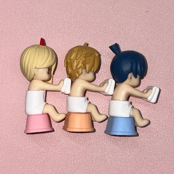 [BUNJANG] Chainsaw Man Denji Power Aki Bath Figure Set / 체인소맨 덴파키 덴지 파워 아키 목욕 피규어 세트