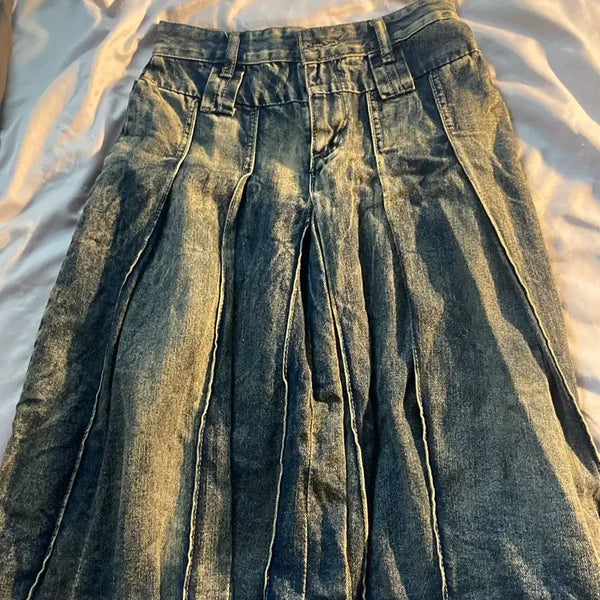 [BUNJANG] Blue Denim Skirt / 청치마