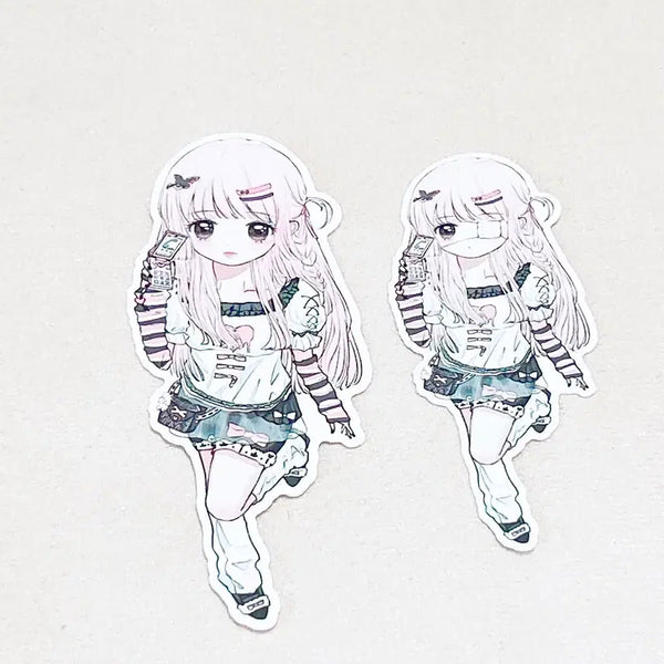 [BUNJANG] Jirai Kei Character Sticker Bundle / 다꾸스티커 다꾸씰스티커 다꾸일괄 인물다꾸 인물스티커 지뢰계스티커 다꾸띵
