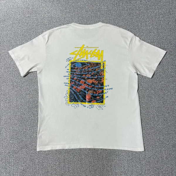 [BUNJANG] Stussy Superbloom T-Shirt XL / Stussy 스투시 슈퍼 블룸 반팔티셔츠 XL