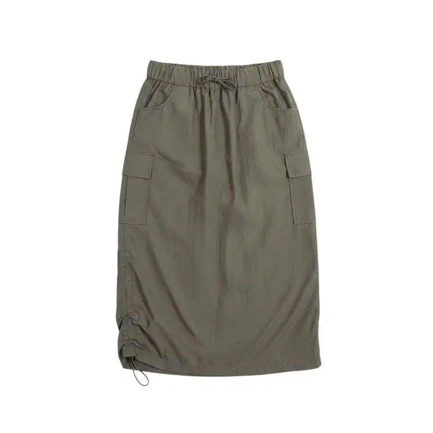 [BUNJANG] Pippin Nylon String Banding Skirt / 여성F/ pippin 나일론 스트링 밴딩스커트KH 23-92
