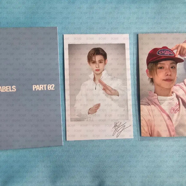[BUNJANG] TXT Yeonjun Labelles 2 Ice Cream Photocard Polaroid Set / 연준공방포카폴라로이드세트 노레이블즈2 아이스크림 연준포카 투바투