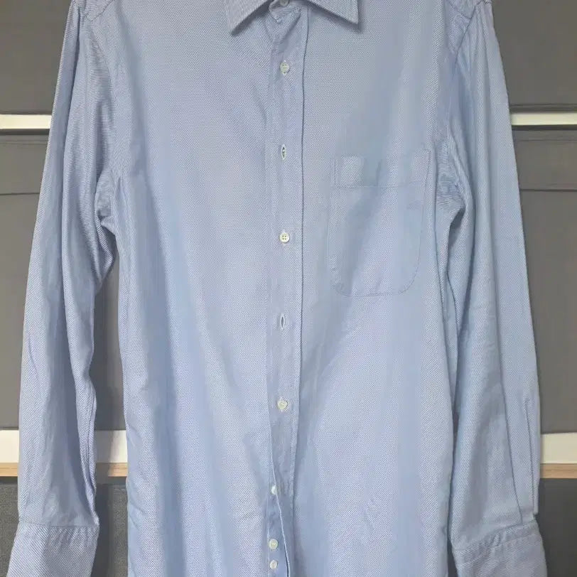 [BUNJANG] Hugo Boss Blue Stripe Dress Shirt / HUGO BOSS 셔츠 블루 스트라이프