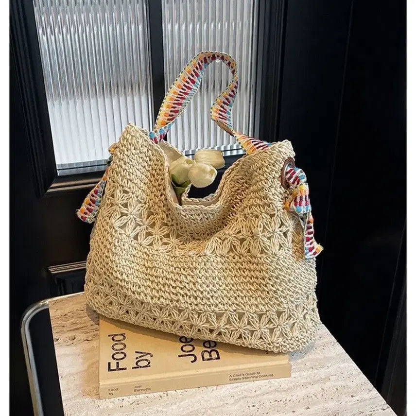 [BUNJANG] Rattan Shoulder Bag Women's Summer Daily Bag / 라탄 숄더백 여성 가방 여름 데일리룩