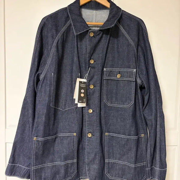 [BUNJANG] Holysun Coverall Jacket Denim / 홀리선 Holysun 커버올
