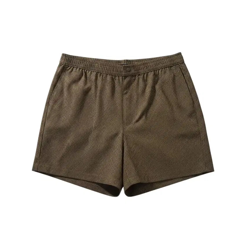 [BUNJANG] Zara Men's Checkered Elastic Waistband Shorts XL / 남성XL/ 자라 체크 밴딩 숏 팬츠KH 23-95