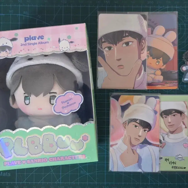 [BUNJANG] PLAVE Pplu Doll Album Hamin Photocard Bundle / 플레이브 플뿌 인형앨범 하민