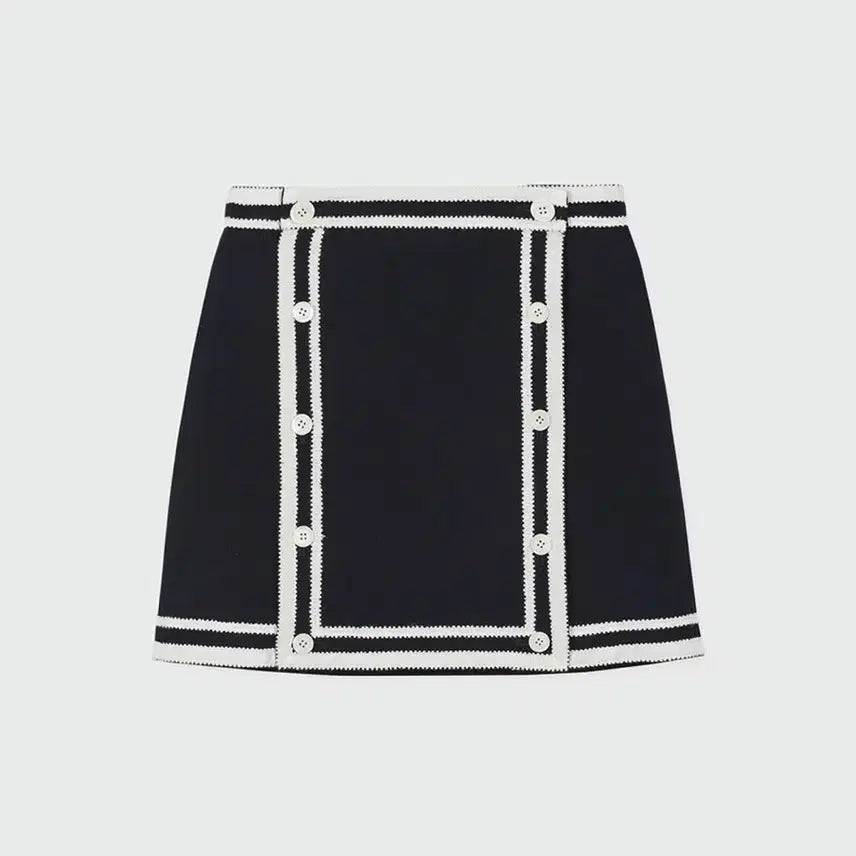 [BUNJANG] EENK YINTI Contrast Mini Skirt / EENK 잉크 YINTI Contrast mini skirt 미니 스커트
