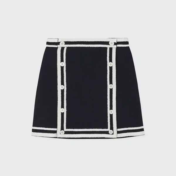 [BUNJANG] EENK YINTI Contrast Mini Skirt / EENK 잉크 YINTI Contrast mini skirt 미니 스커트