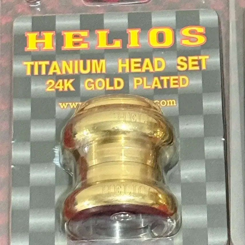 [BUNJANG] HELIOS Titanium Bicycle Headset 24K Gold Plated / HELIOS 티타늄 mtb용 자전거 헤드셋 24K 골드 도금(1개)