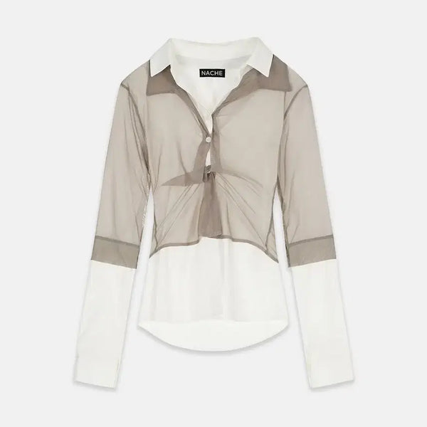 [BUNJANG] NACHE Layered Shirt / 나체 NACHE 레이어드 셔츠
