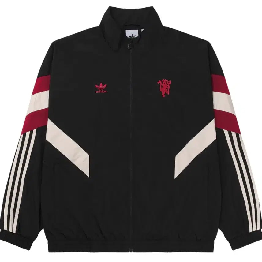 [BUNJANG] Adidas Manchester United Originals Track Top - Black Red / 아디다스 맨체스터 유나이티드 오리지널스 트랙탑 블랙 레드