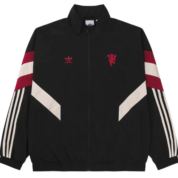 [BUNJANG] Adidas Manchester United Originals Track Top - Black Red / 아디다스 맨체스터 유나이티드 오리지널스 트랙탑 블랙 레드