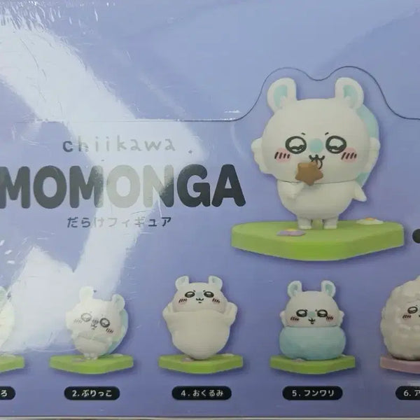 [BUNJANG] Chiikawa Momonga Figure 6-Piece Full Box Set / 모몽가 투성이 피규어 풀박스
