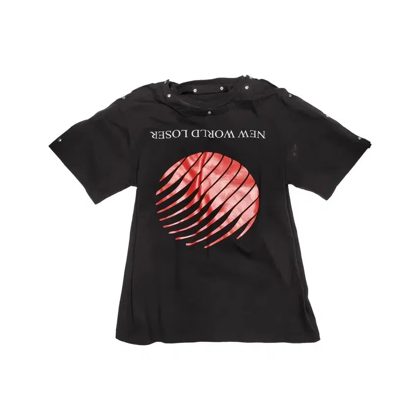 [BUNJANG] Hood By Air 17SS NEW WORLD LOSER T-Shirt Black M / 후드바이에어-17SS NEW WORLD LOSER 티셔츠-블랙-M