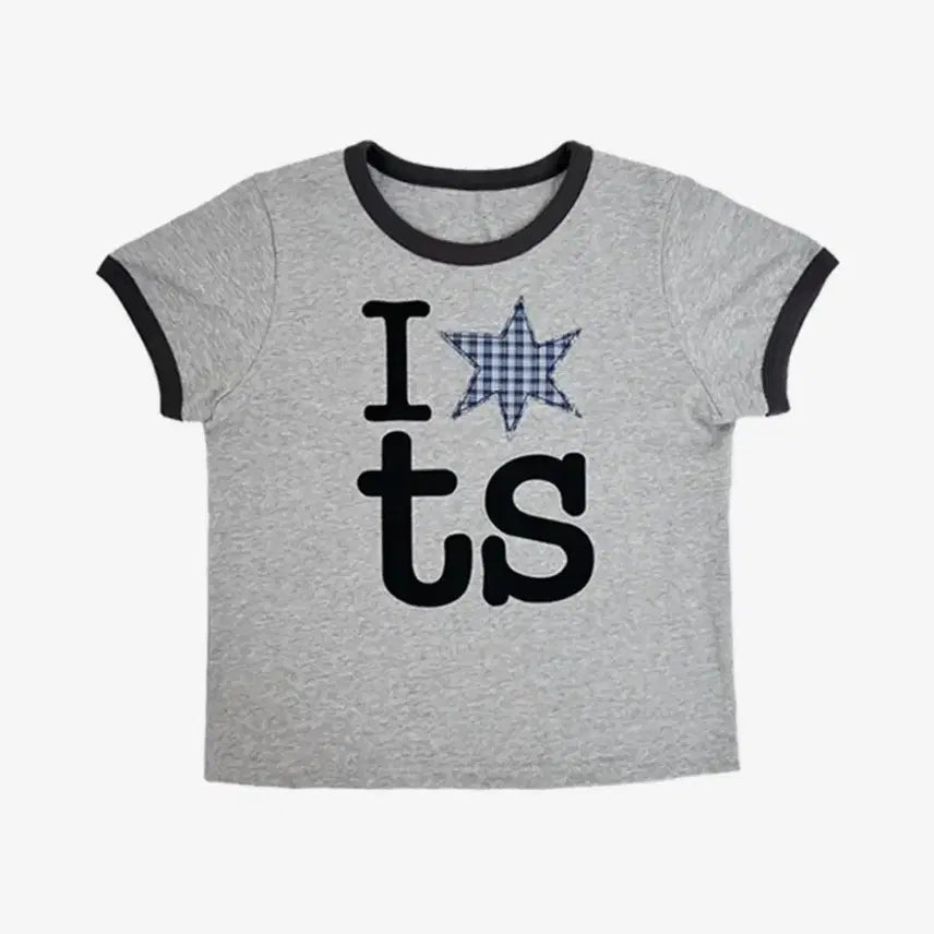 [BUNJANG] Magnesium Carbonate Ringer T-Shirt (Gray) Short Sleeve / 탄산마그네슘 링거 티셔츠 (그레이) 반팔