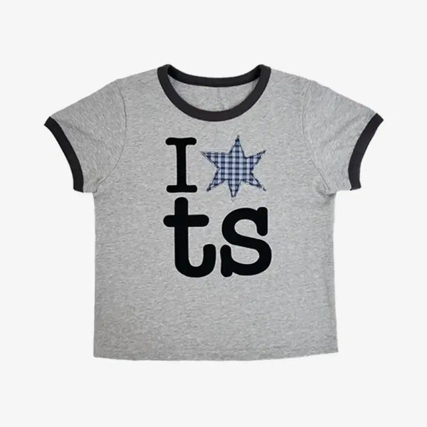 [BUNJANG] Magnesium Carbonate Ringer T-Shirt (Gray) Short Sleeve / 탄산마그네슘 링거 티셔츠 (그레이) 반팔