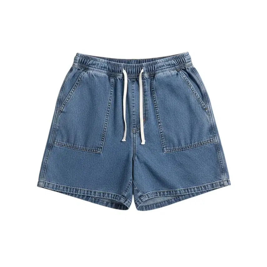 [BUNJANG] BETTER DENIM Women's High-Waisted Denim Shorts / 여성27/ BETTER DENIM 밴딩 데님 숏팬츠 23-104