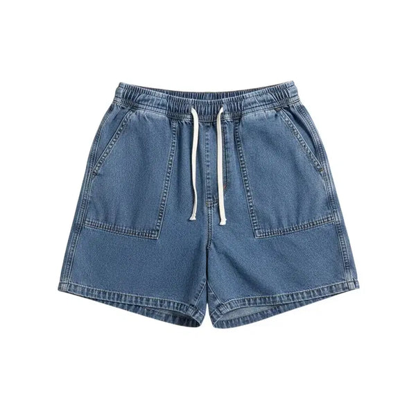 [BUNJANG] BETTER DENIM Women's High-Waisted Denim Shorts / 여성27/ BETTER DENIM 밴딩 데님 숏팬츠 23-104