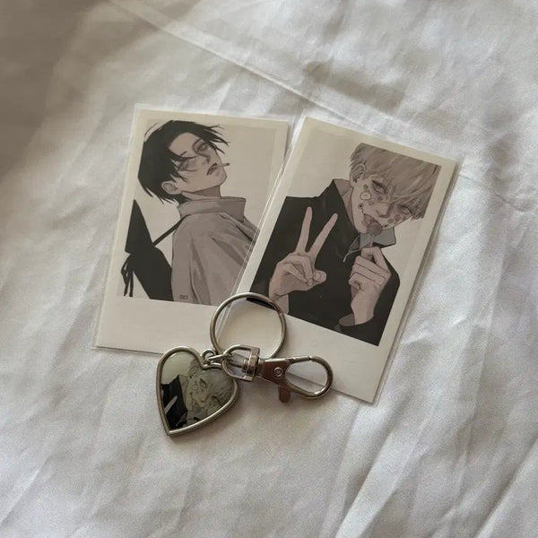 [BUNJANG] Jujutsu Kaisen Private Goods Yuta & Toge Acrylic Keychain Bundle Set / 주술회전 비공굿 시오님 유타 토게 옷토게 폴라 키링 일괄