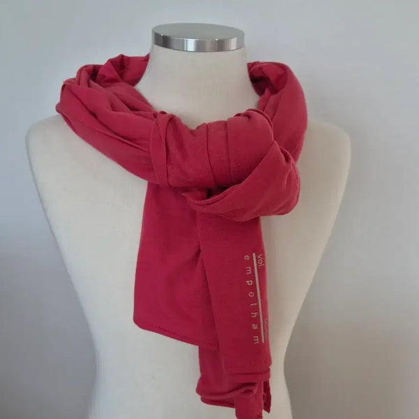 [BUNJANG] Empolham Knit Scarf Scarlet / 엠폴햄 Empolham 니트 머플러 스칼렛