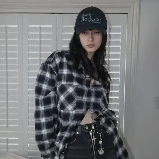 [BUNJANG] Joggersh Flannel Shirt Size 1 / 조거쉬 플란넬 셔츠 1 사이즈