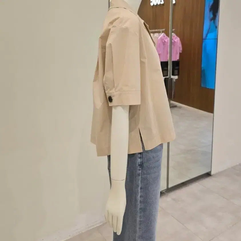 [BUNJANG] ZOOC Loose Fit Collar Short Sleeve Shirt / ZOOC 주크 루즈핏 카라넥 반팔셔츠