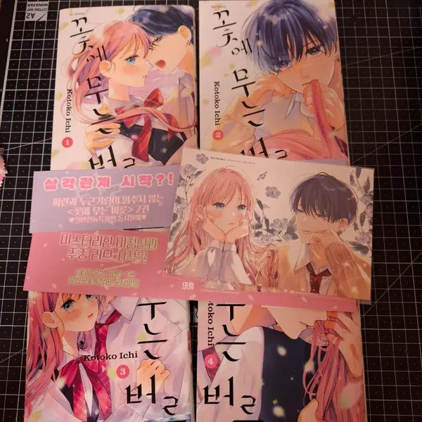 [BUNJANG] Habit of Biting Flowers Vol. 1-4 Complete Set / 꽃에 무는 버릇 1-4권