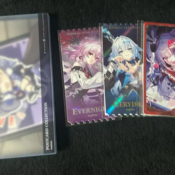 [BUNJANG] Honkai: Star Rail Sparkle & Silver Wolf Event Ticket Postcard Photocard Bundle / 붕괴 스타레일 특전 티켓 엽서 포카 일괄 에버나이트 은랑 히바나 케리드라