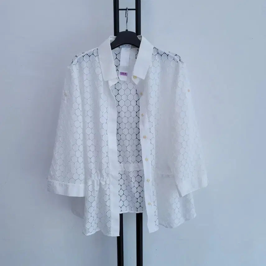 [BUNJANG] Akris Punto Lace Blouse / 정품 아키리스 푼토 AKRIS PUNTO 레이스 블라우스