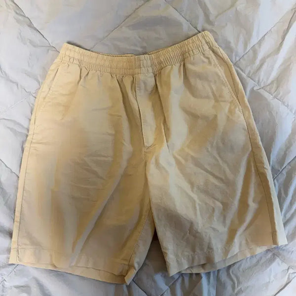 [BUNJANG] Uniqlo Linen Blend Easy Shorts Pants (New) / 유니클로 반바지 팝니다.(새상품)