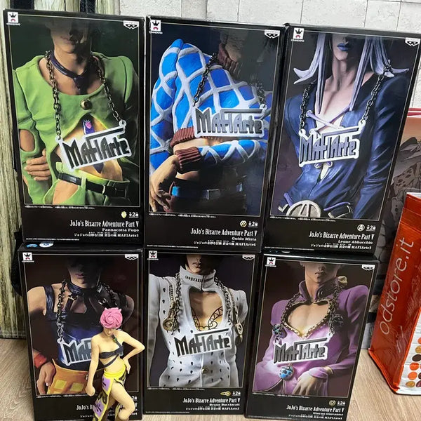 [BUNJANG] JoJo's Bizarre Adventure Mafiarte JoJo's Guard Team Figure Full Set / 죠죠의 기묘한 모험 mafiarte 죠죠 호위팀 피규어 풀 세트