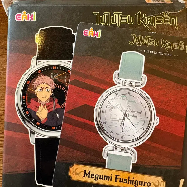 [BUNJANG] Jujutsu Kaisen Fushiguro Megumi Line Art Watch / 주술회전 후시구로 메구미 랜덤시계