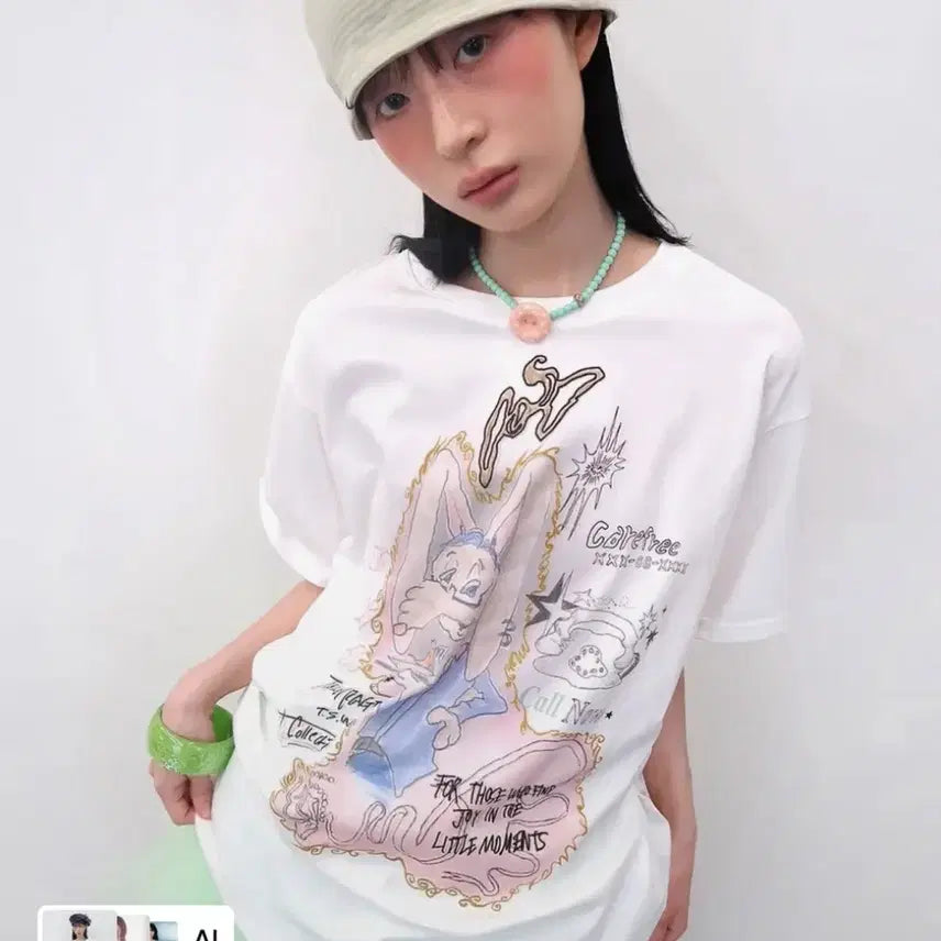 [BUNJANG] Type Service Graphic T-Shirt / 타입서비스 반팔티